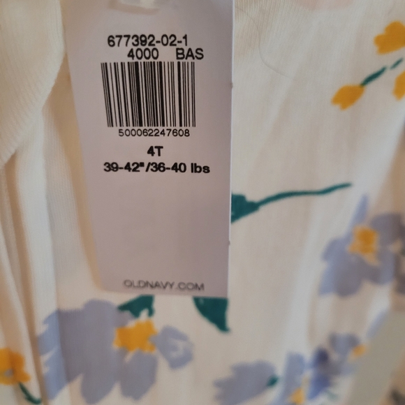 Old Navy Girls 2-way-zip Pajama One Piece - Picture 3 of 5